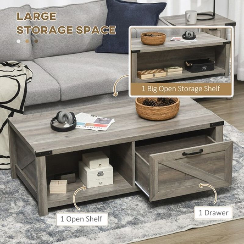 Modern Coffee Table with Storage – Stylish and Functional Design for Living Room