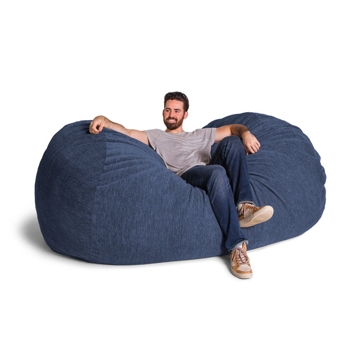 Jaxx 7 Foot Giant Bean Bag Sofa - Premium Chenille