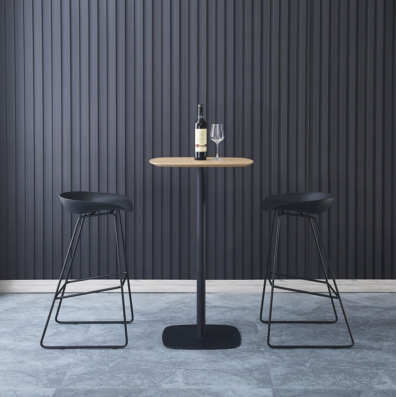 Set of 4 Scandinavian Design Bar Stools