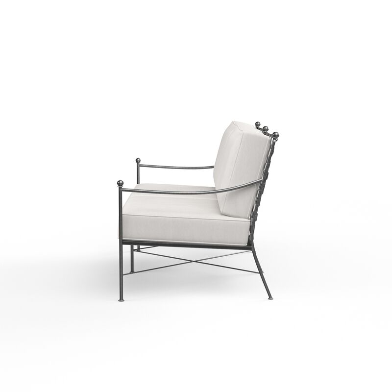 Provence Loveseat in Canvas Flax w/ Self Welt