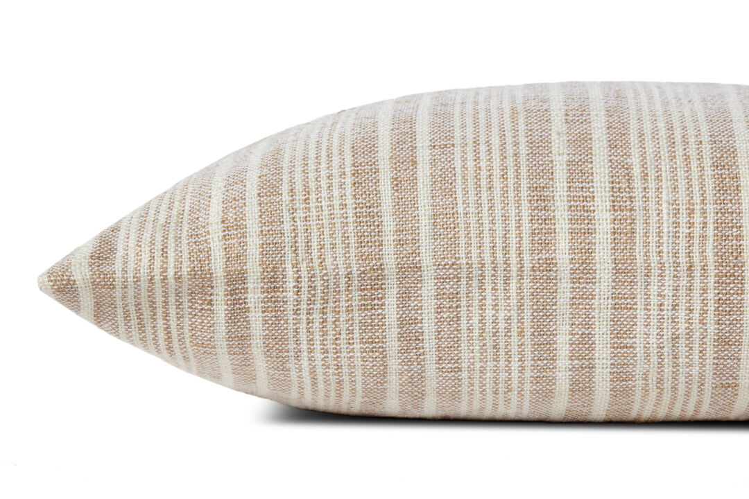 Elaine PMH0038 Cream/Beige 16''x26'' Cover Only by Magnolia Home by Joanna Gaines x Loloi