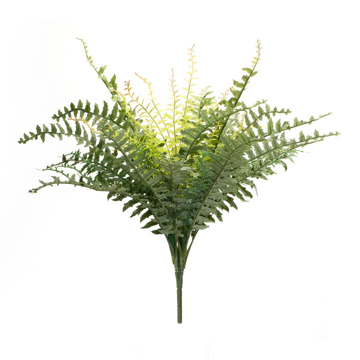 Mixed Fern Foliage Bush for Lush Home Décor and Floral Arrangements (Set of 2)