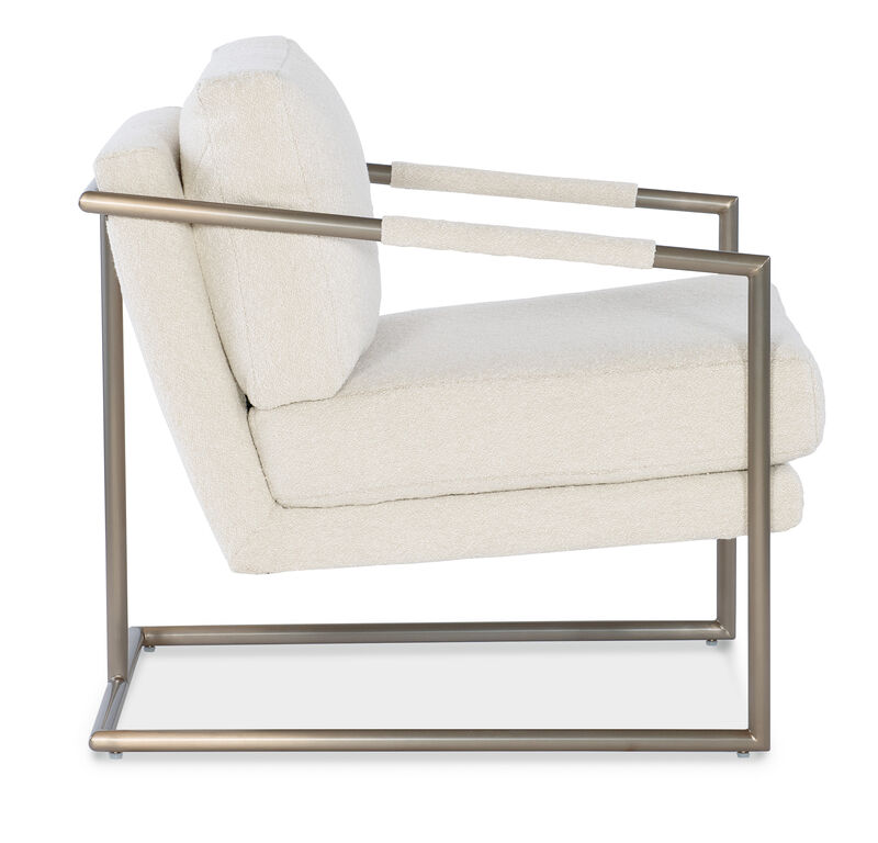Moody Metal Chair in White