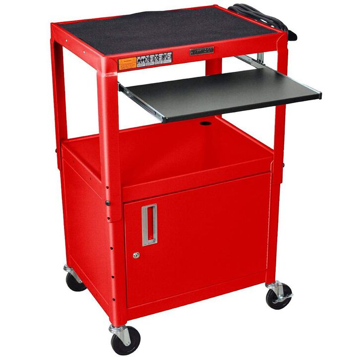 Luxor FurnLUXOR AVJ42KBC-RD Presentation Cart