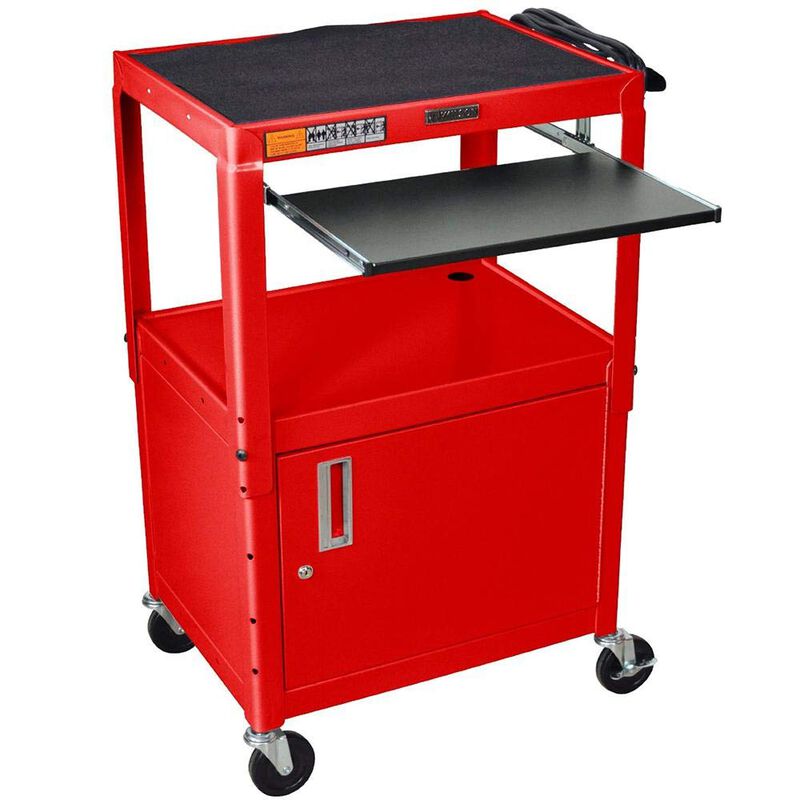 Luxor FurnLUXOR AVJ42KBC-RD Presentation Cart
