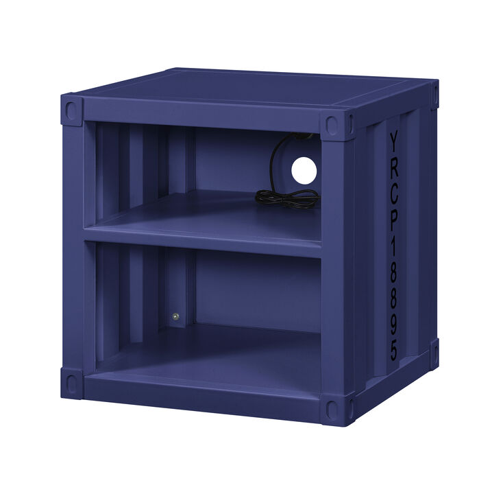 ACME Cargo Nightstand w/USB, Blue