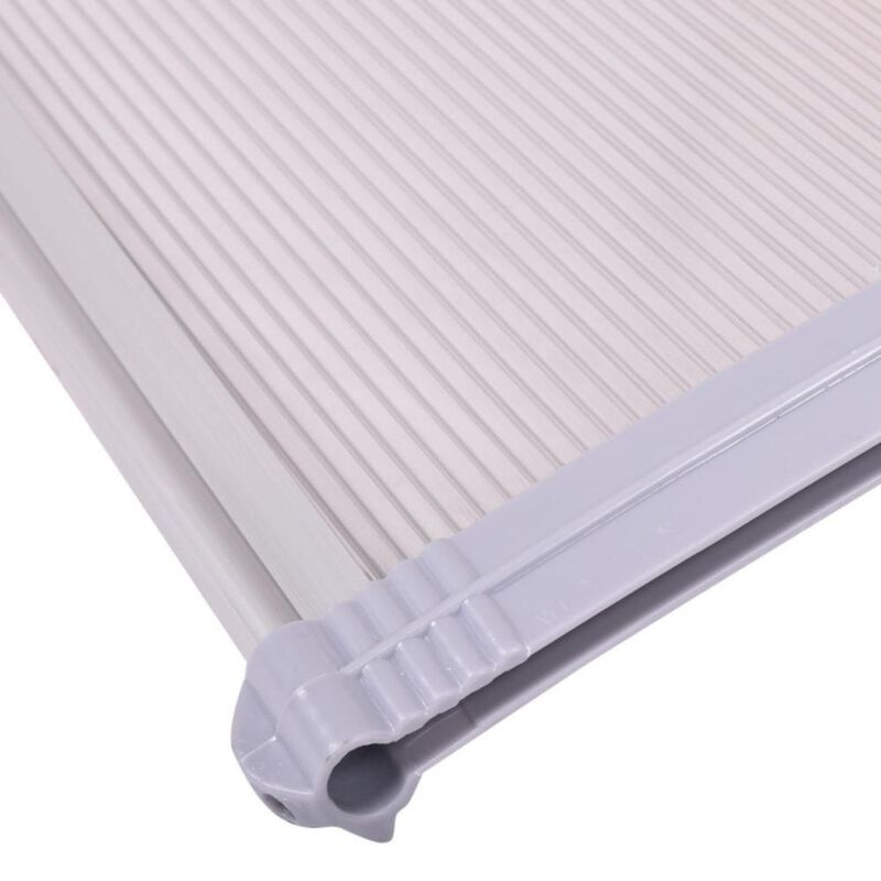 Hivvago 40 x 40 Inch Outdoor Polycarbonate Front Door Window Awning Canopy