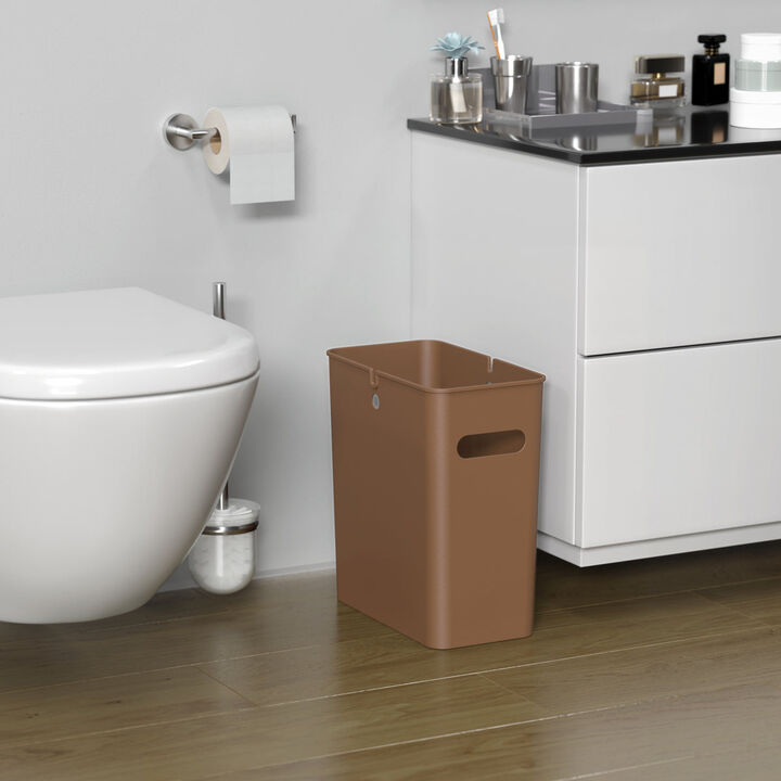 iTouchless 4.2 Gallon / 16 Liter SlimGiant Toffee Brown Wastebasket