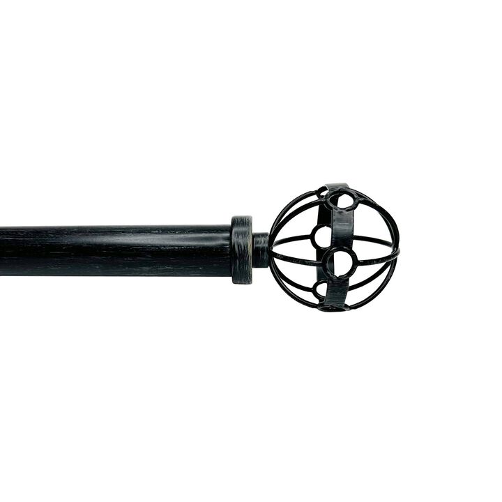 Esencial Atlas Curtain Rod Set, Adjustable Length From 36" to 72"