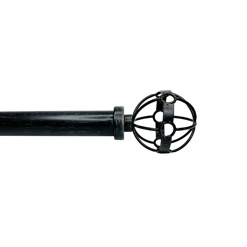 Esencial Atlas Curtain Rod Set, Adjustable Length From 36" to 72"