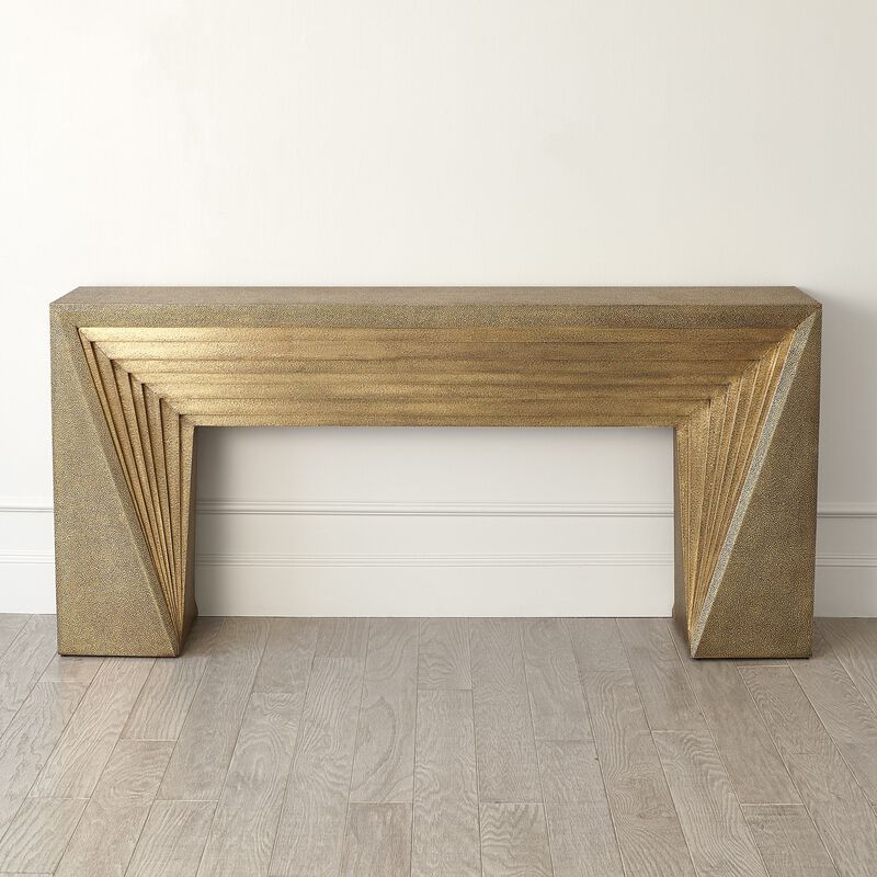 Deco Console-Brass