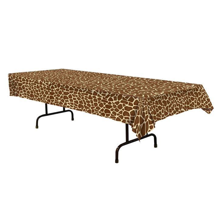15.5" Vibrant Unique Giraffe Print Designed Tablecover