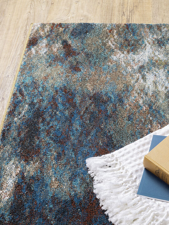 Venice 5'3" x 7'3" Blue Rug