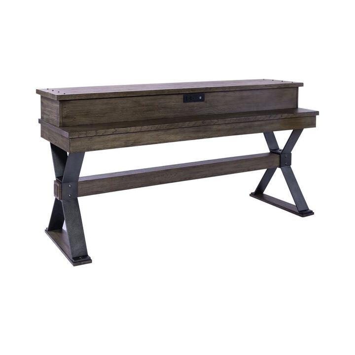 Starlight Canyon Home Brown Console Bar Table – Perfect for Behind Couch or Sofa with Storage