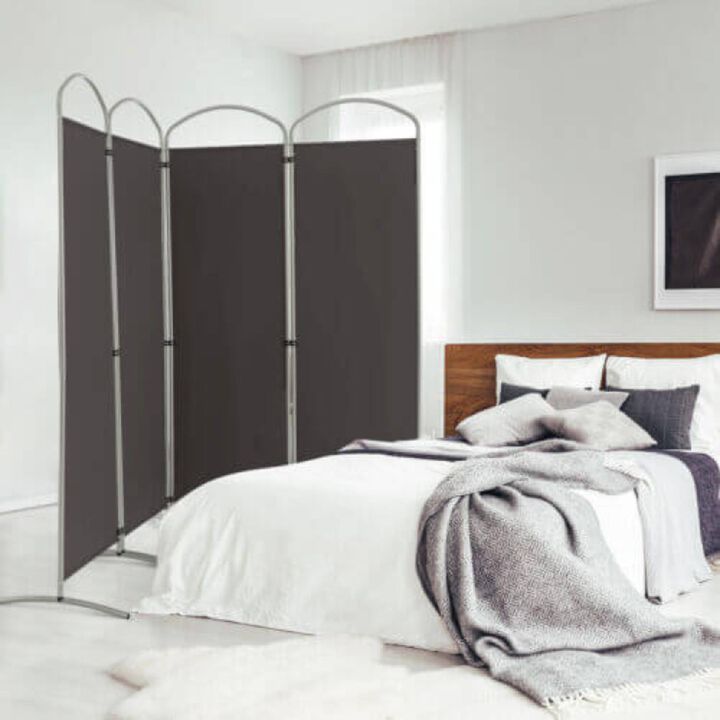 Hivvago 6.2Ft Folding 4-Panel Room Divider for Home Office Living Room