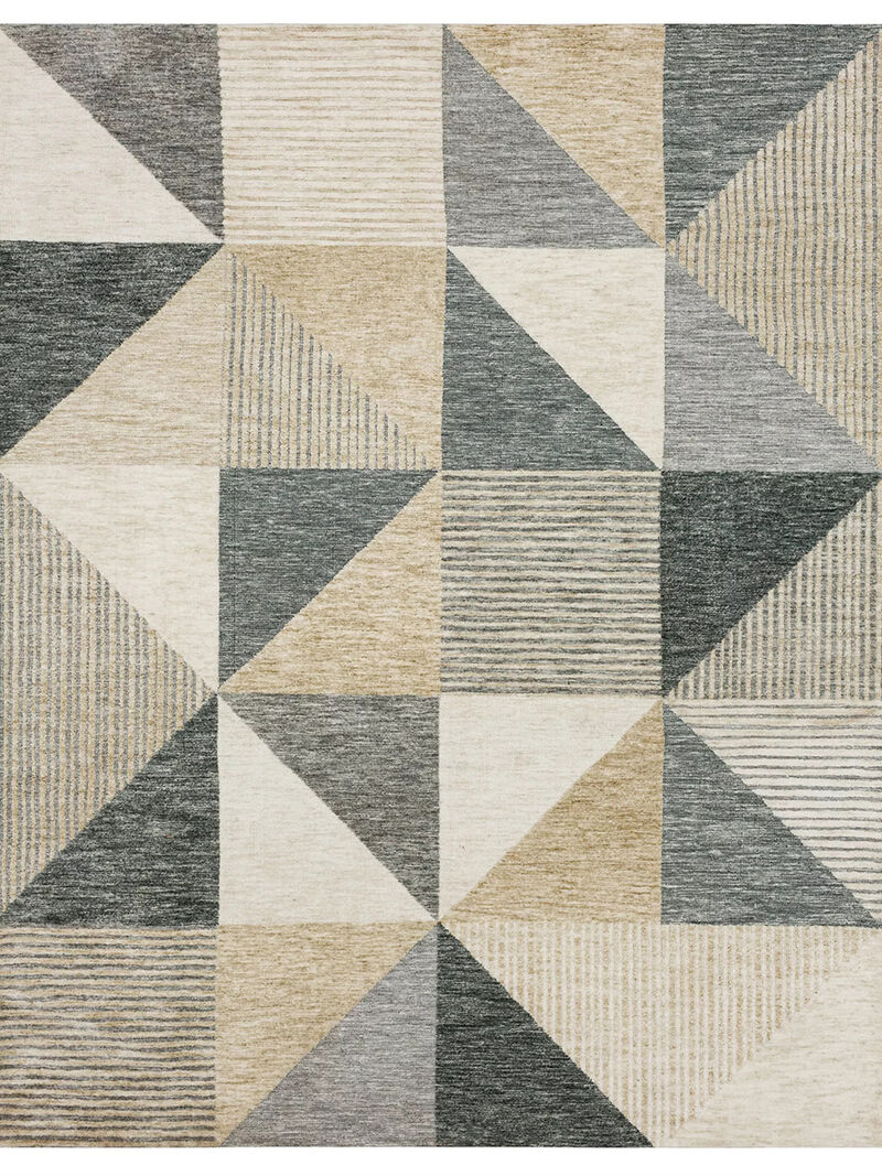 Bowen Oblique Tan 5'3"x7'10" Rug by Drew and Jonathan