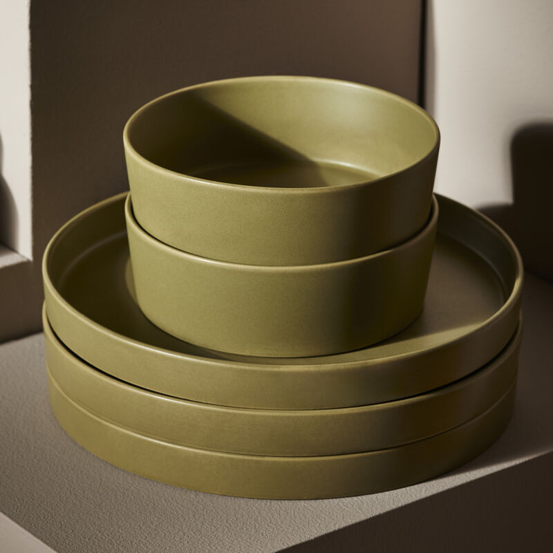 Stone by Mercer Project Modan Stoneware 24 Piece Dinnerware Set