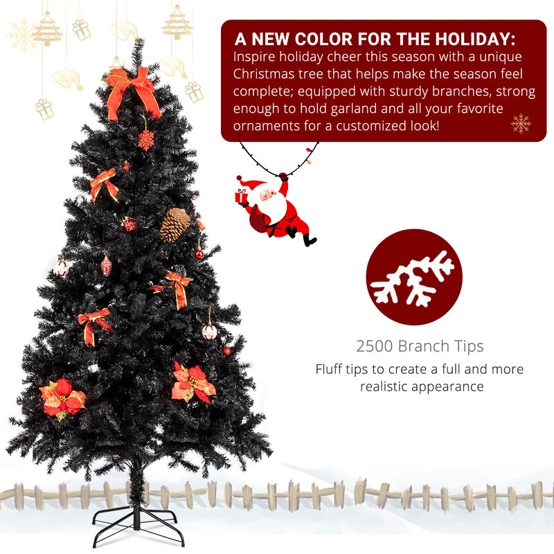 Artificial Christmas Tree Full & Lush Tree Structure without Lights or Pine Cones for Custom Holiday Décor
