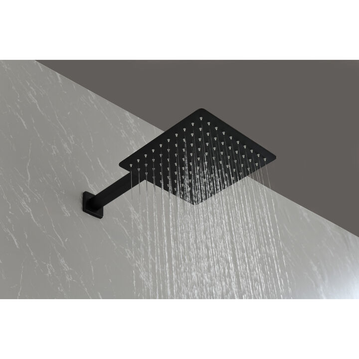 Brass Shower Faucet Set Shower System 10 Inch Rainfall Shower Head With Handheld Sprayer
