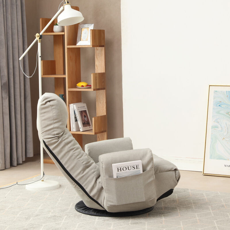 Adjustable Head And Waist, Game Chair, Lounge Chair In The Living Room, 360 Degree Rotatable