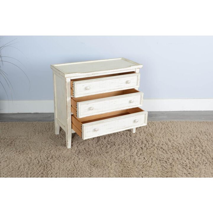 Sunny Designs White Sand Side Chest