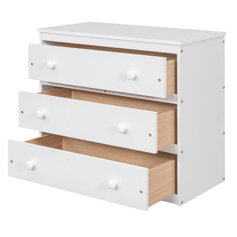 Low Study Full Loft Bed With Cabinet, Shelves And Rolling Portable Desk, Multiple Functions