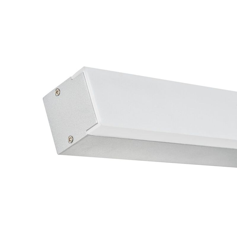 VONN Lighting Integrated AC LED ADA Compliant Bathroom Wall Lighting Fixture in Silver