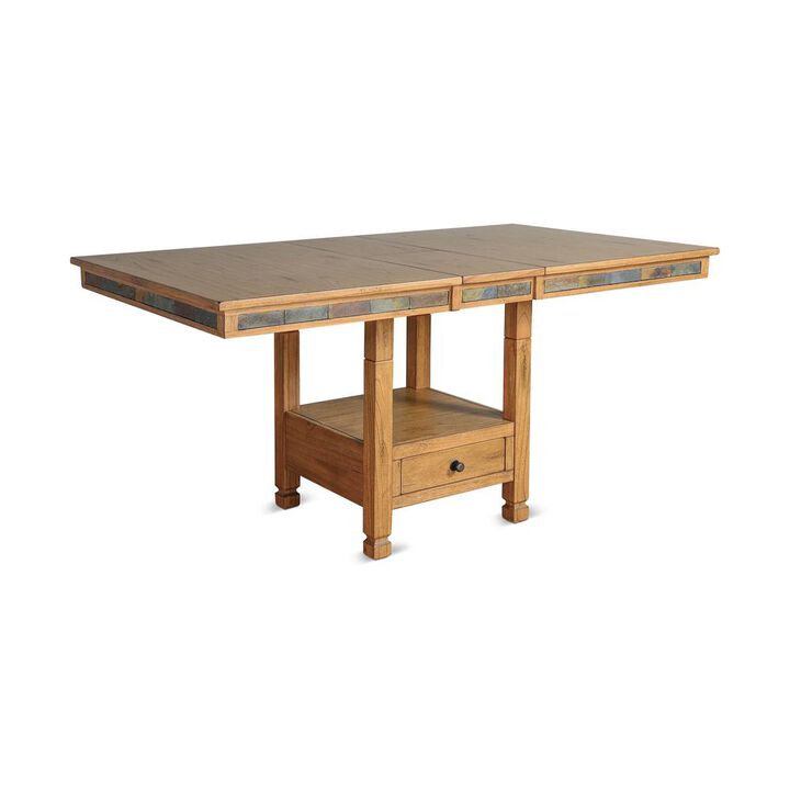 Sunny Designs Sedona 42 Traditional Wood Dining Table