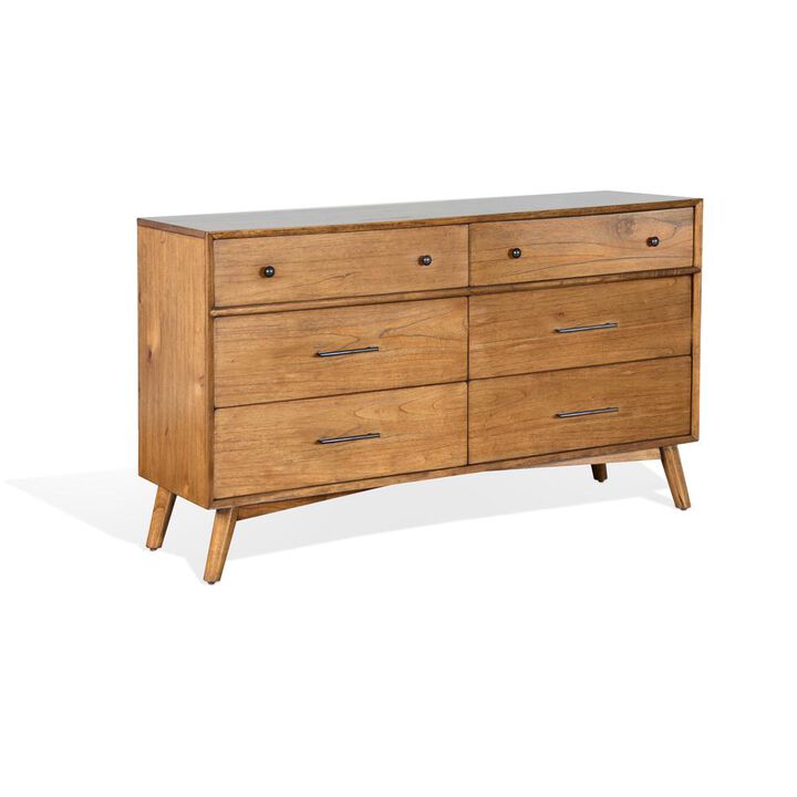 Sunny Designs American Modern 6 Drawer Dresser