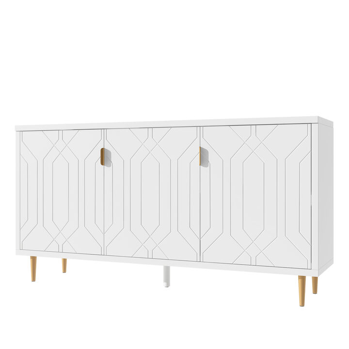 Adjustable Shelves TV Stand for 70" TV