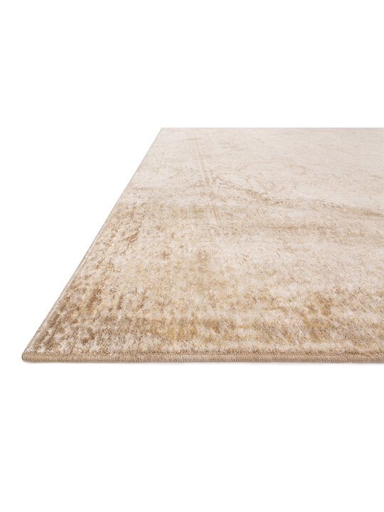 ANASA AF15 Ivory/Light Gold 18" x 18" Sample Rug