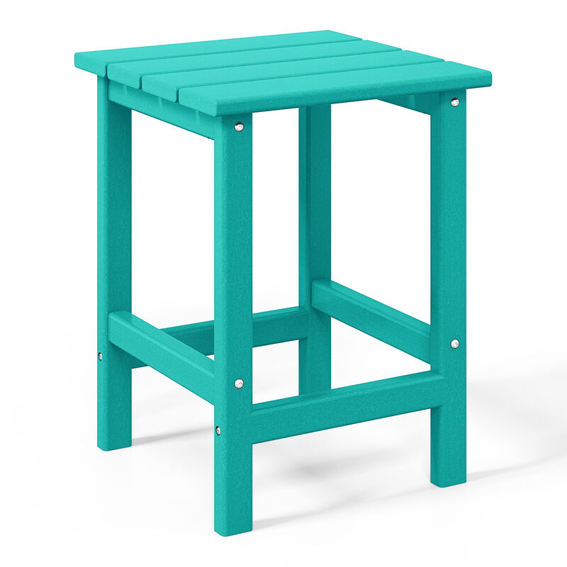 WestinTrends Westintrends 14" square outdoor Side table for Adirondack chair
