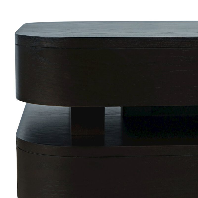 Jofran Brix Mid-Century Modern Floating Sculpture Layered Coffee Table