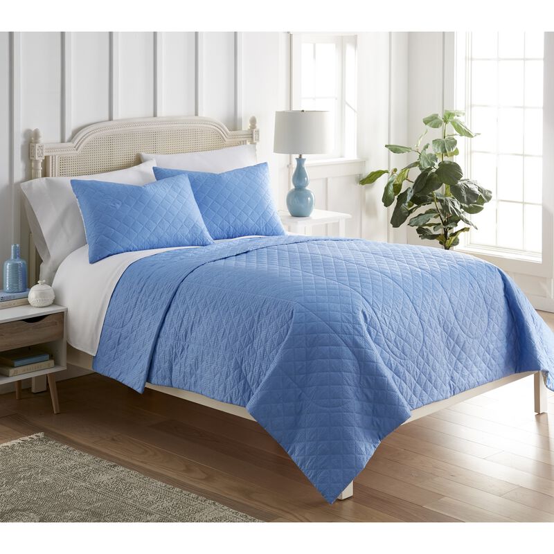 Seersucker 6-in-1 Quilt Set Americana Stripe