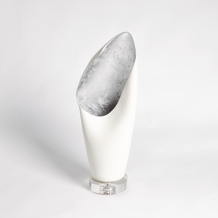 Cowl Lamp-Silver Small