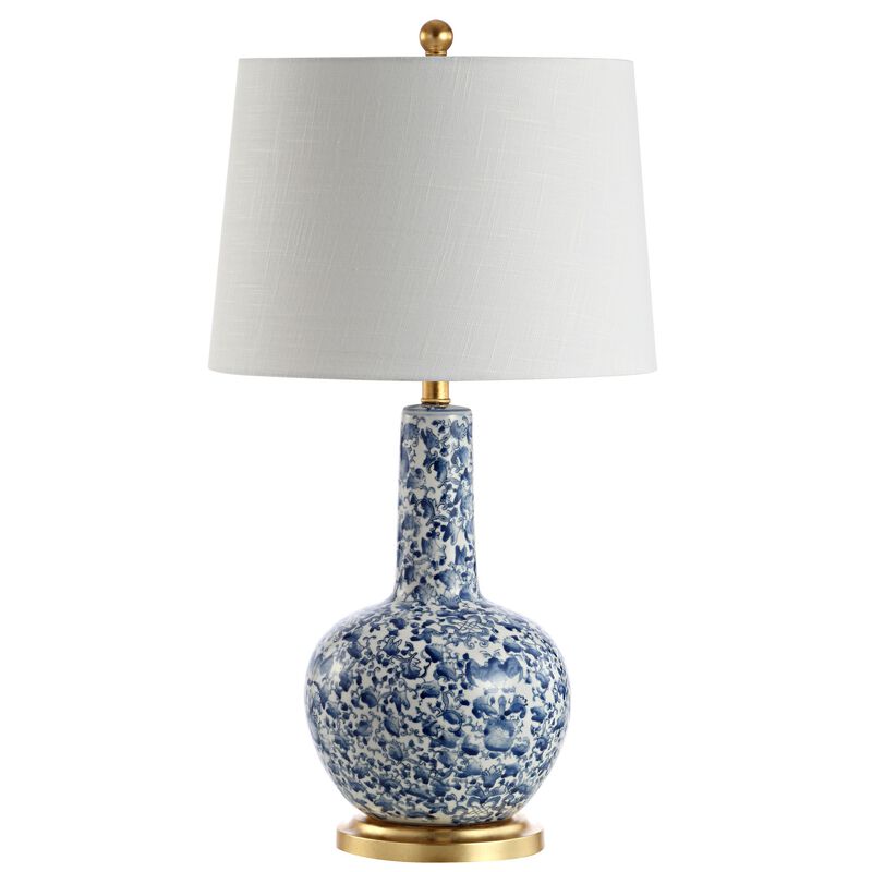 Chinois Ceramic/Iron Classic Cottage LED Table Lamp
