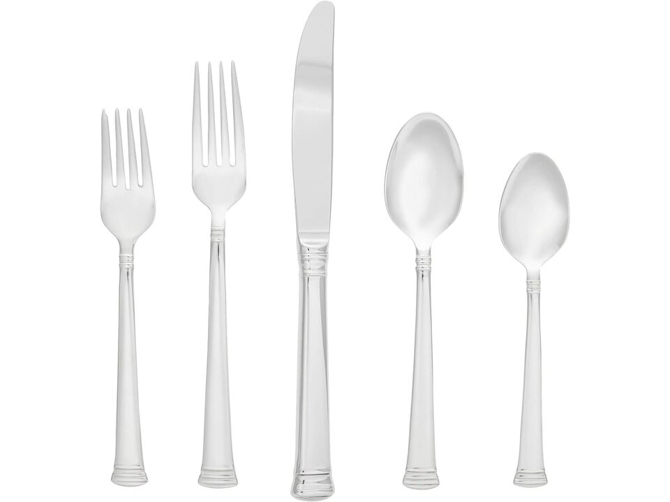 Lenox Eternal 20-Piece Flatware Set, 3.20 LB, Metallic