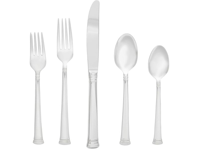 Lenox Eternal 20-Piece Flatware Set, 3.20 LB, Metallic