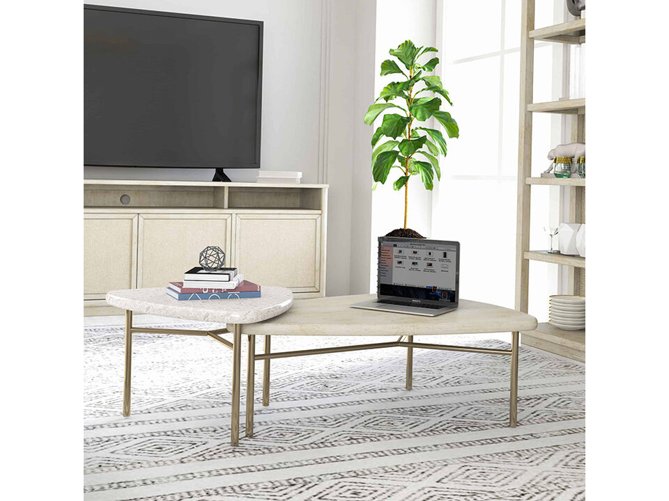 Cotiere 2-Piece Bunching Cocktail Tables