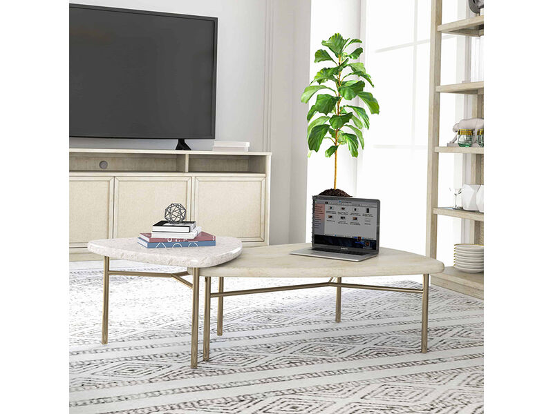 Cotiere 2-Piece Bunching Cocktail Tables