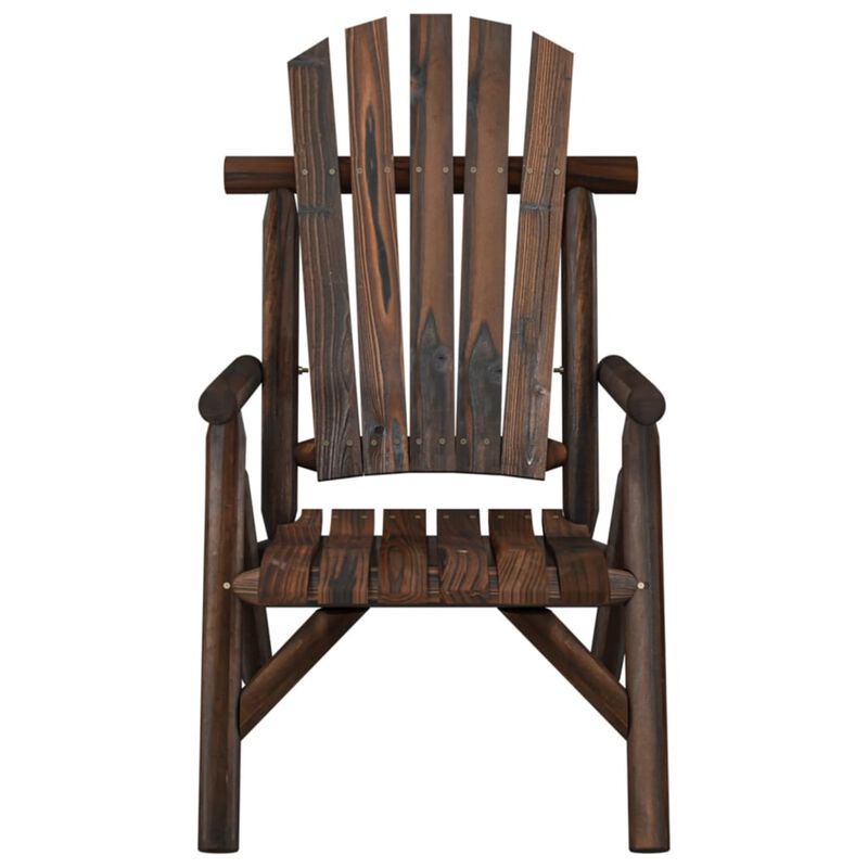 vidaXL Patio Chair 26.8"x33.9"x40.6" Solid Wood Spruce