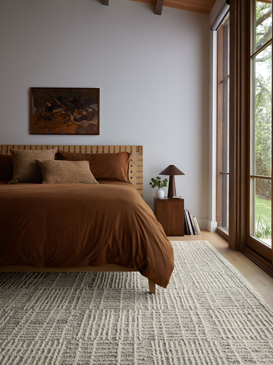 Tallulah TLL-02 Mist / Ivory 18" x 18" Sample Rug by