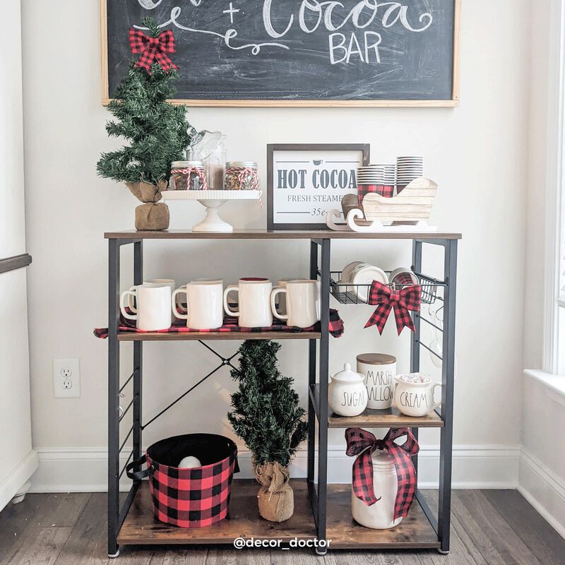 Stylish Metal Frame Kitchen Shelf for Contemporary Spaces