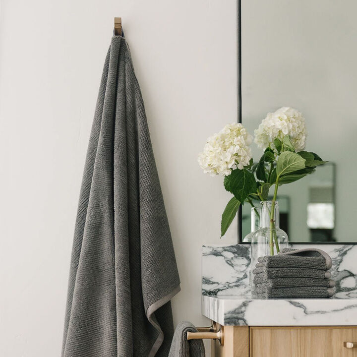 Ribbed Terry Bath Sheets