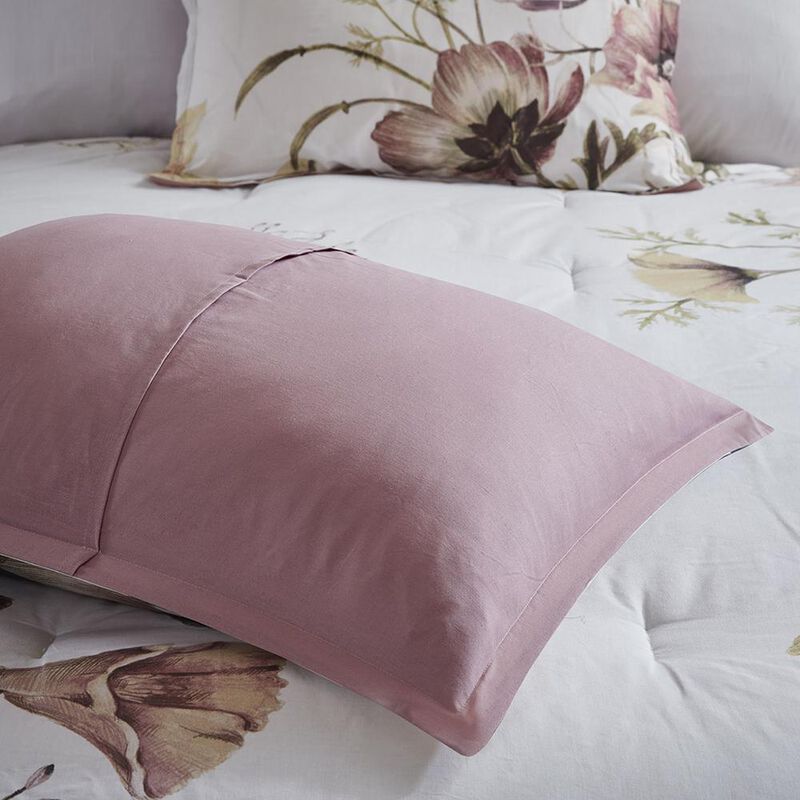 Belen Kox Blush Floral Cotton 8-Piece Comforter Set, Belen Kox