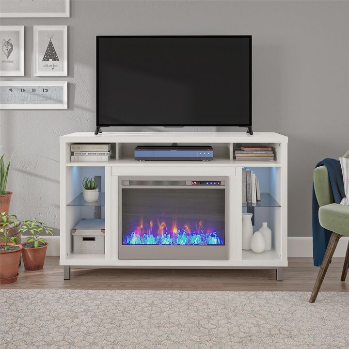 Ameriwood Home Lumina Fireplace TV Stand for TVs up to 48"
