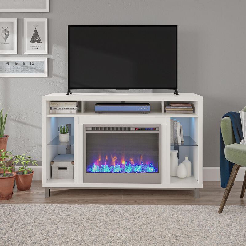 Ameriwood Home Lumina Fireplace TV Stand for TVs up to 48"
