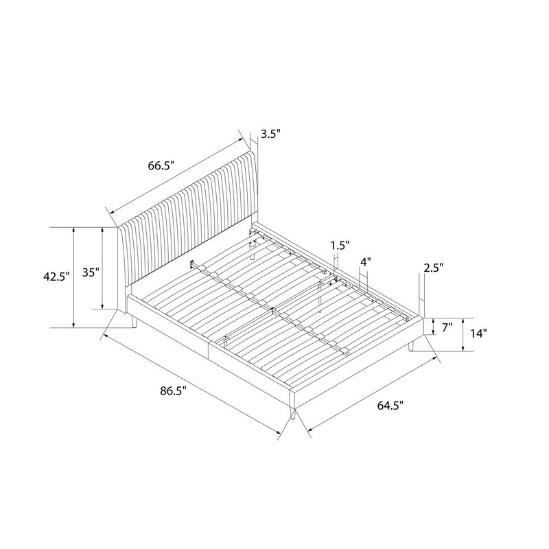 Mr. Kate Daphne Upholstered Bed