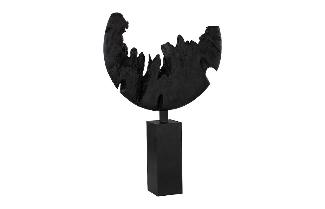 Broken Moon Statue