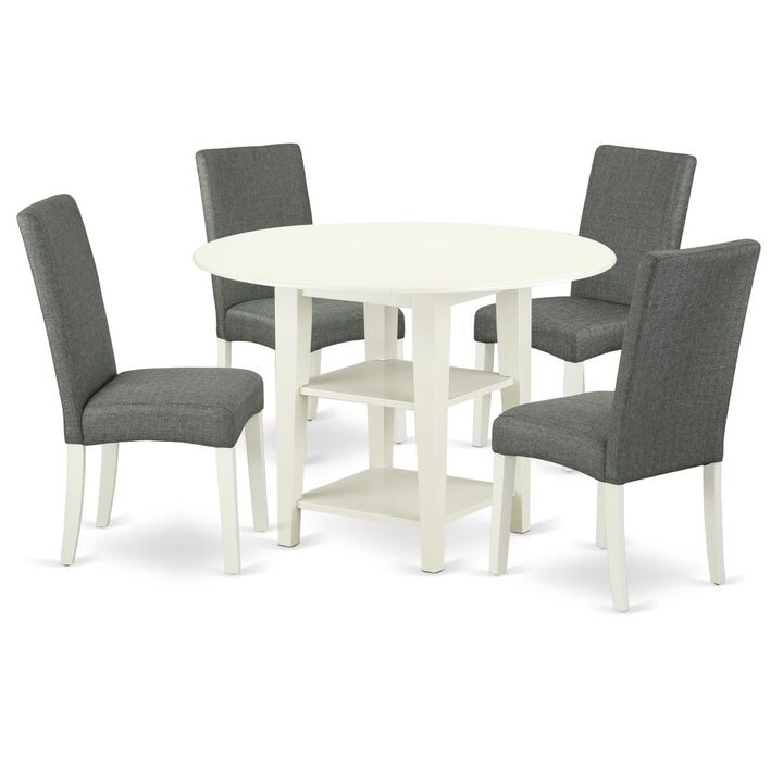 Dining Room Set Linen White